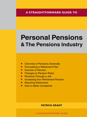 cover image of A Straightforward Guide to Personal Pensions and the Pension Industry